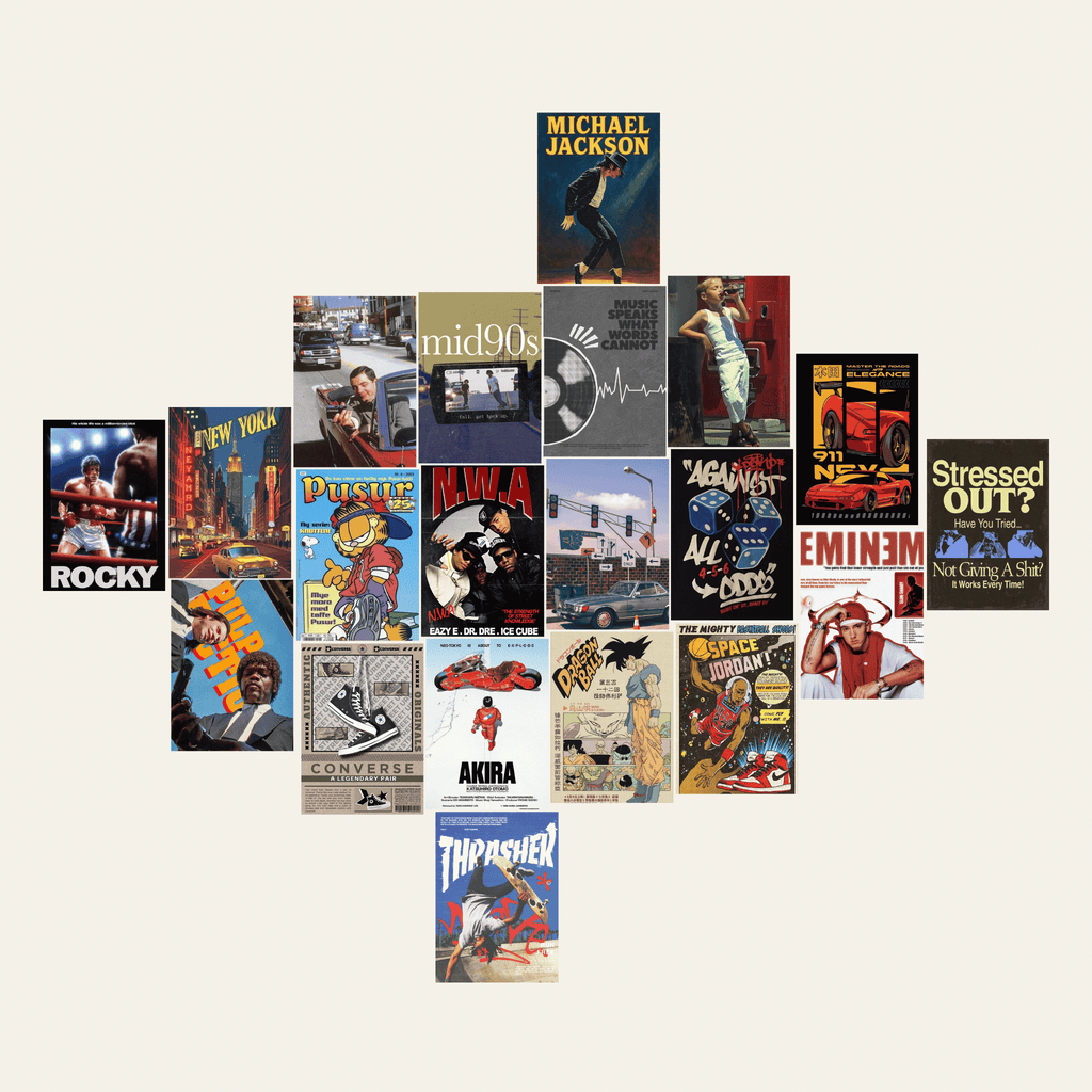 90's Aesthetic – Premium Posters ( A5 | 260G )