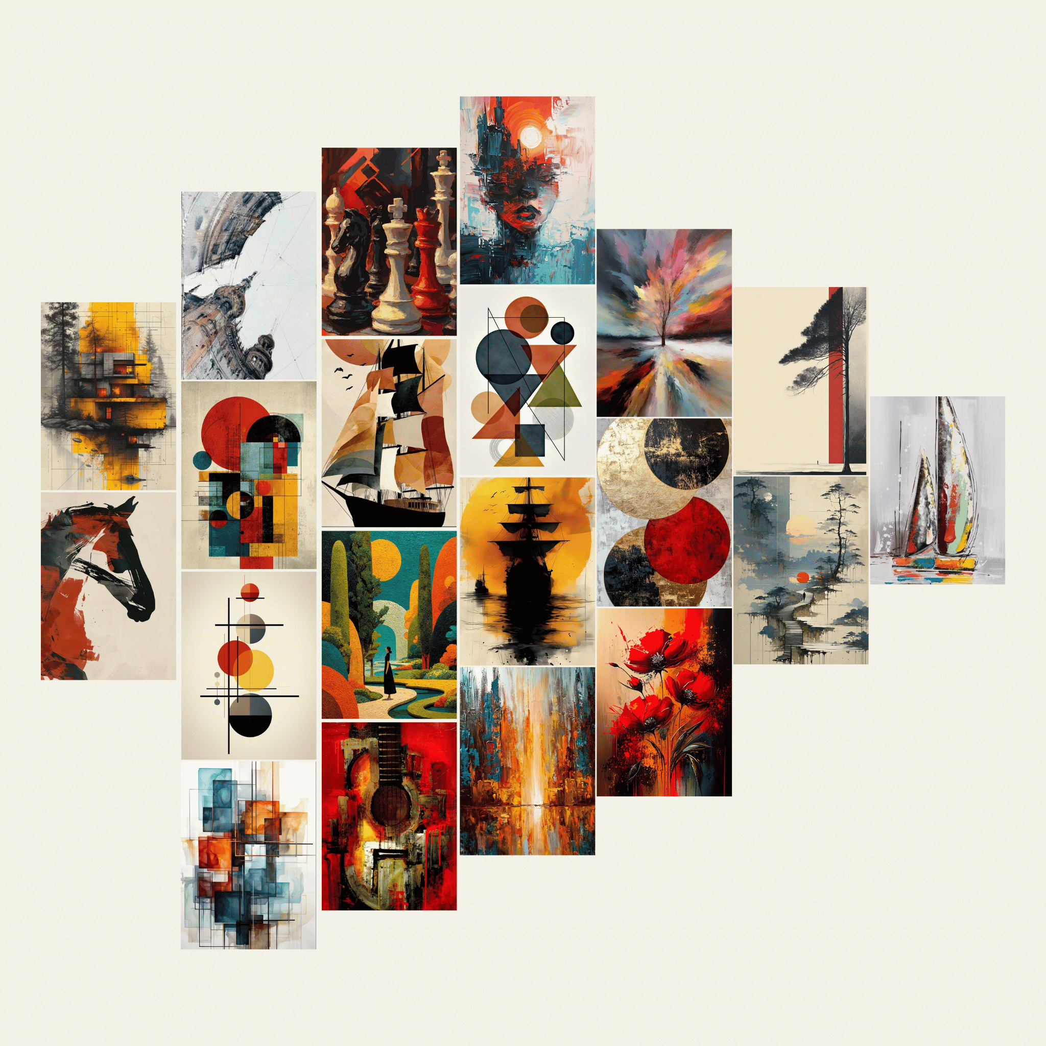 Abstract – Premium Posters ( A5 | 260G )