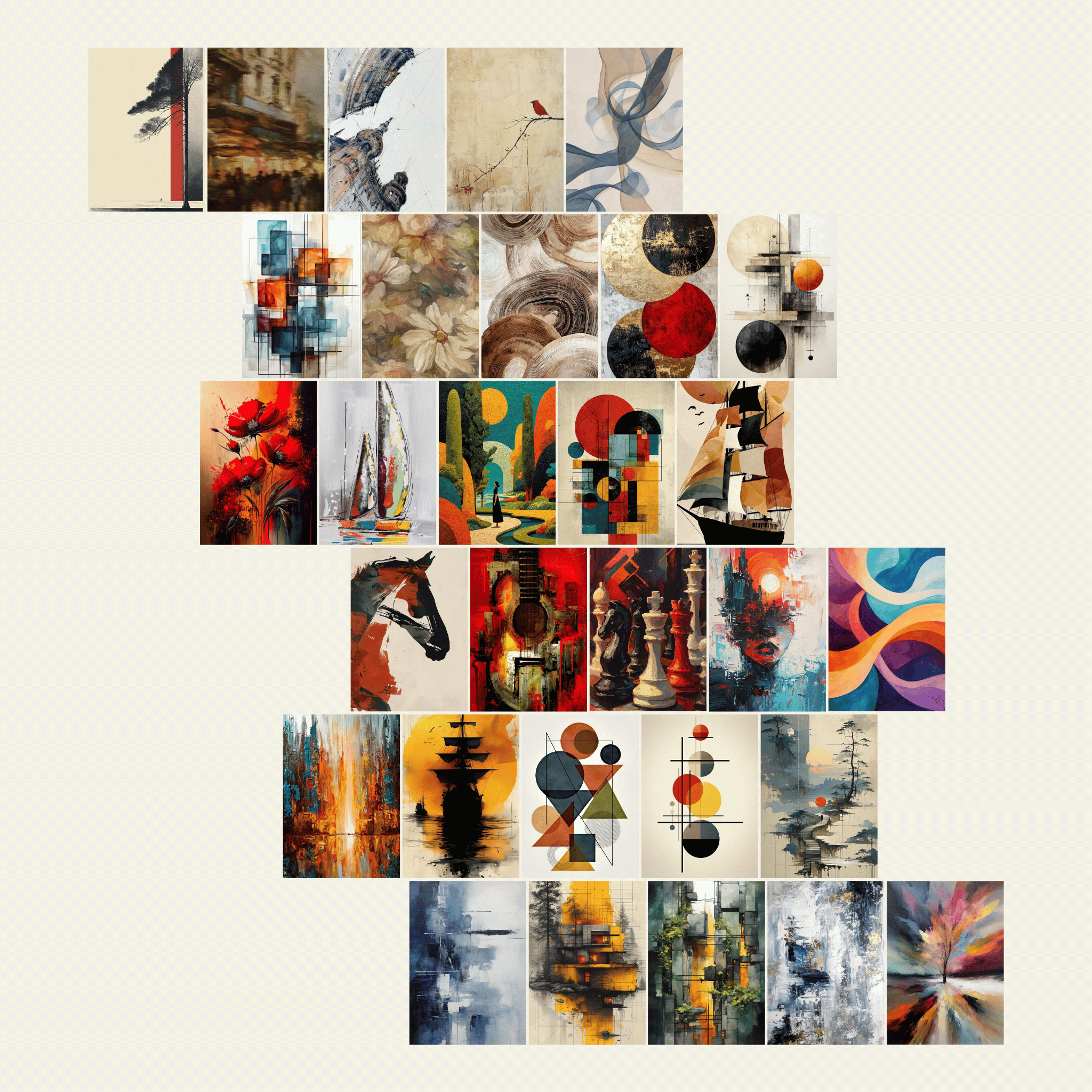 Abstract – Premium Posters ( A5 | 260G )