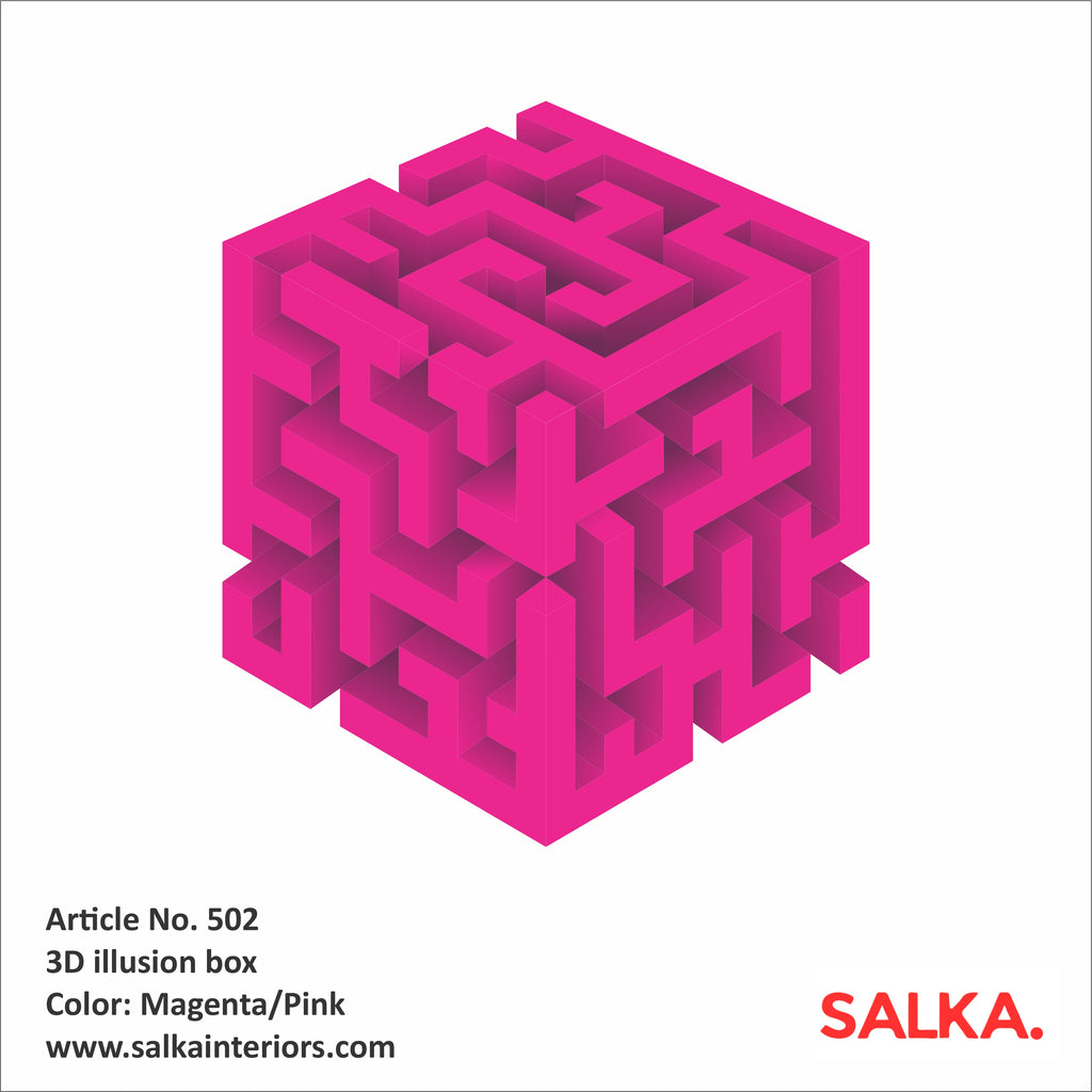 3D Corner Wall Cube