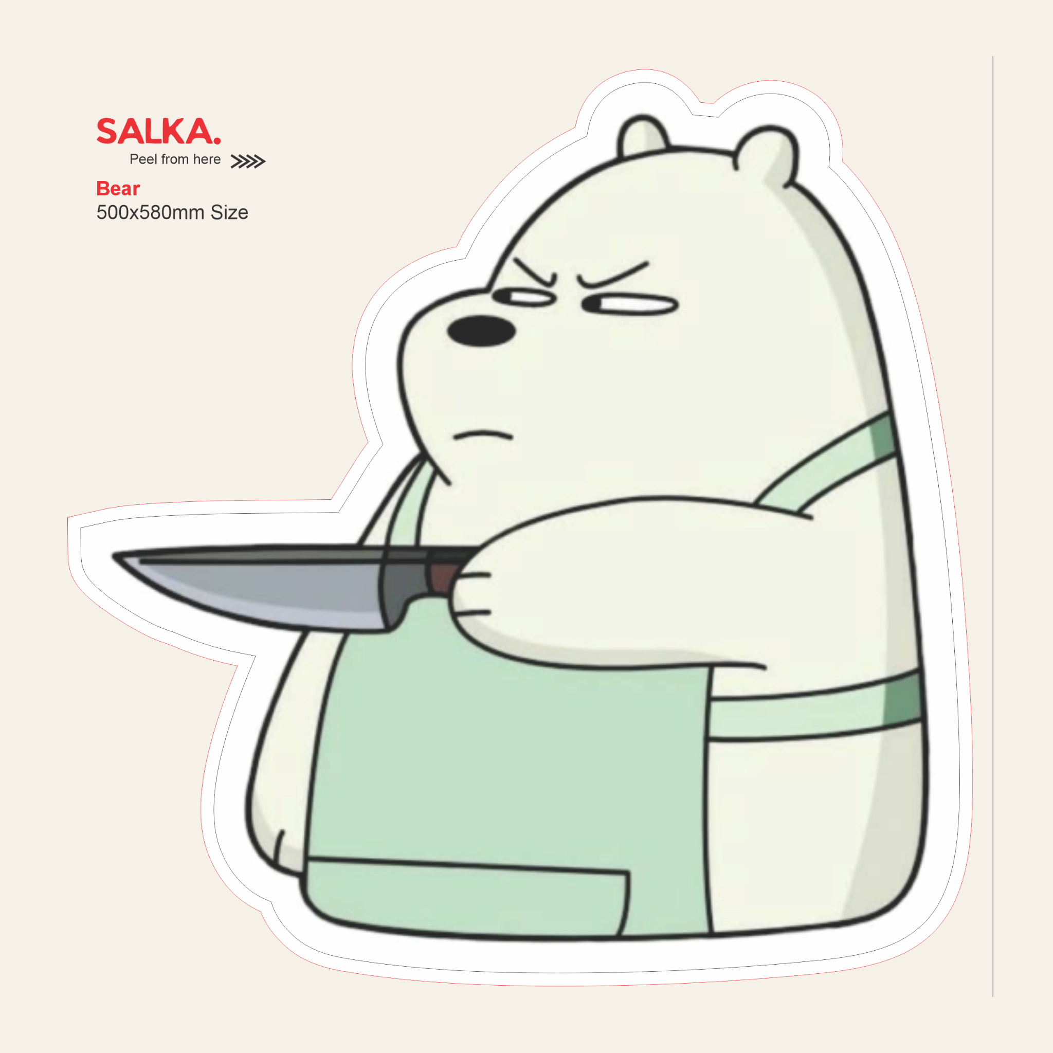 Bear | Premium Vinyl Wall Decal