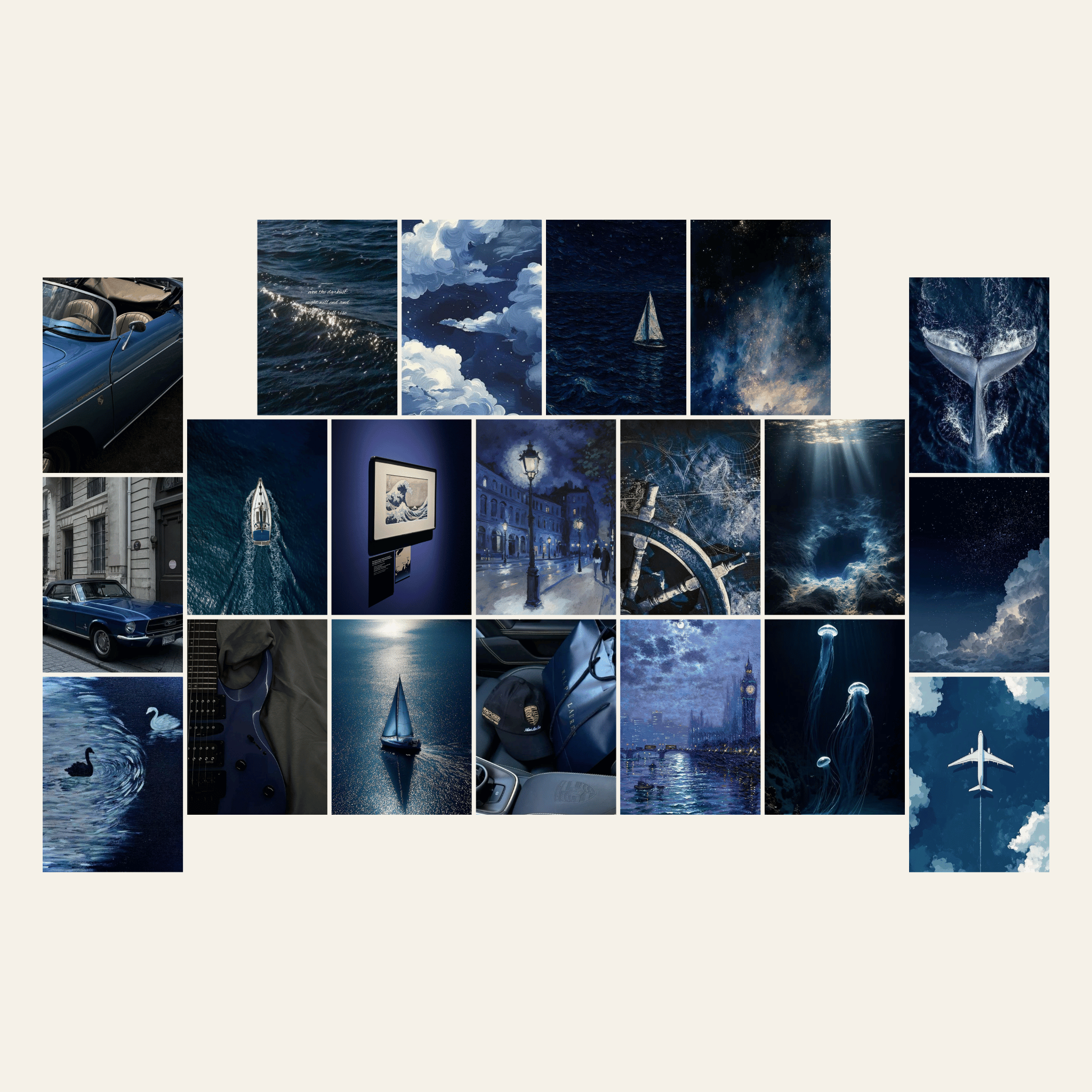 Blue – Premium Posters ( A5 | 260G )