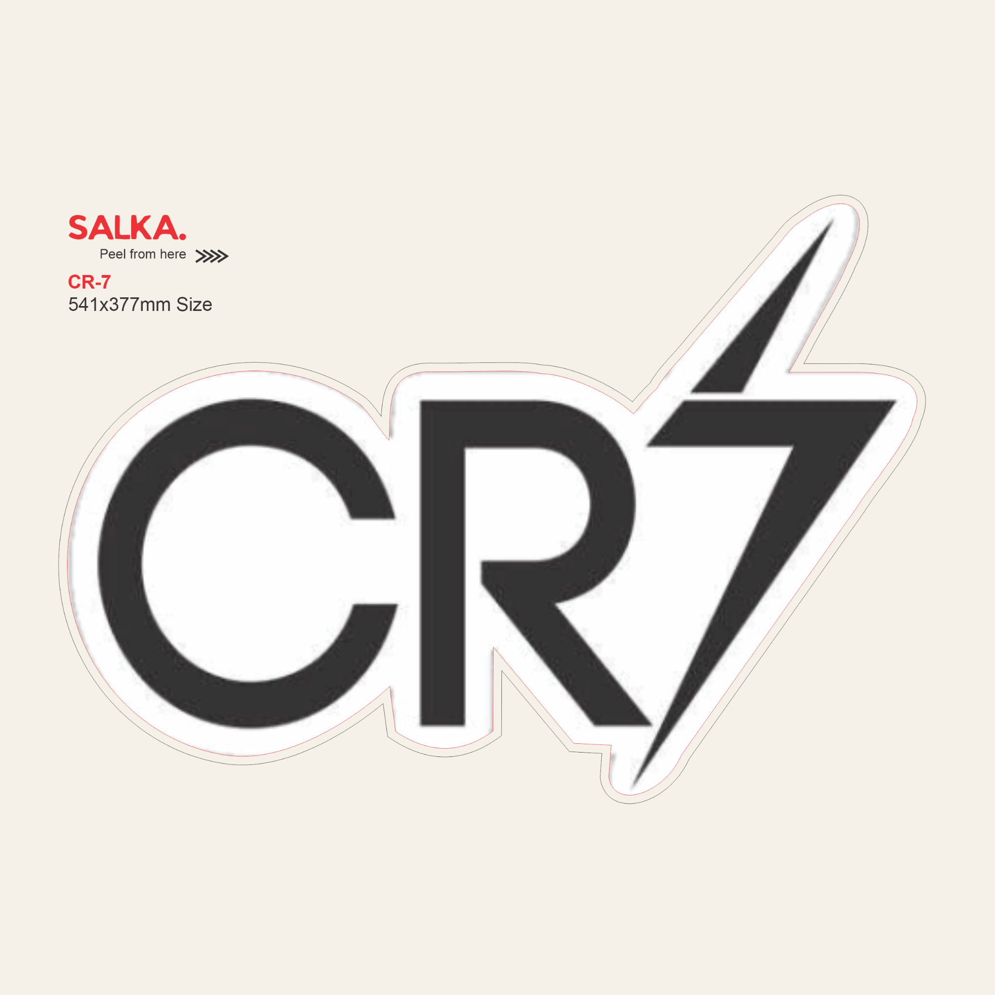 CR7 | Premium Vinyl Wall Decal