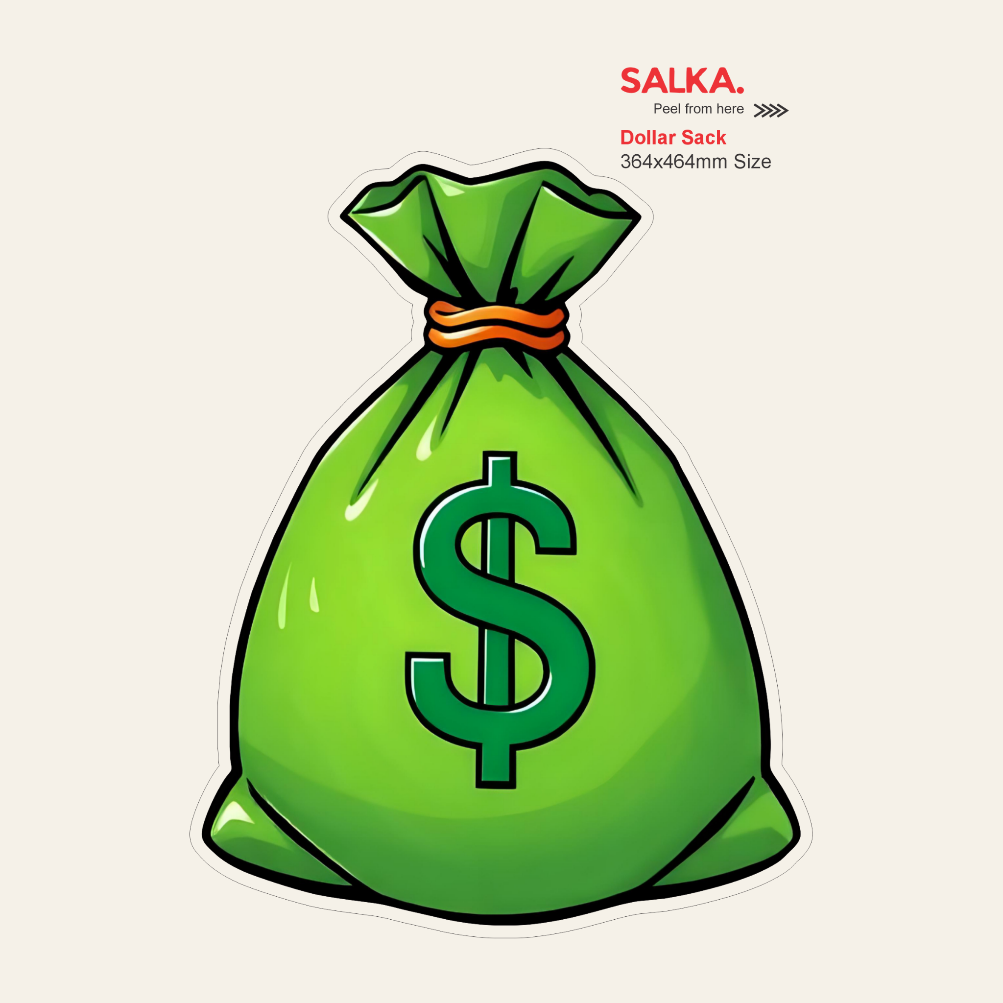 Dollar Sack | Premium Vinyl Wall Decal