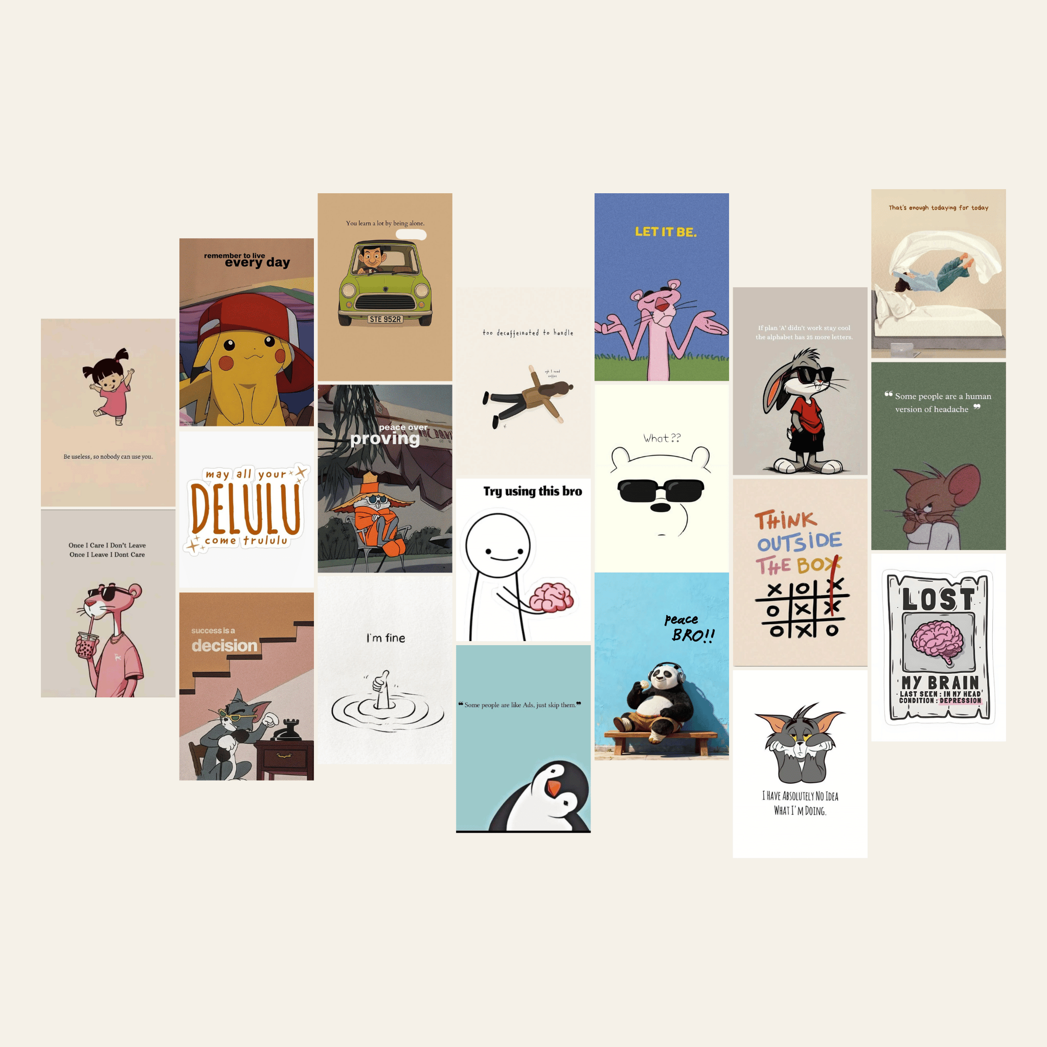 Delulu – Premium Posters ( A5 | 260G )