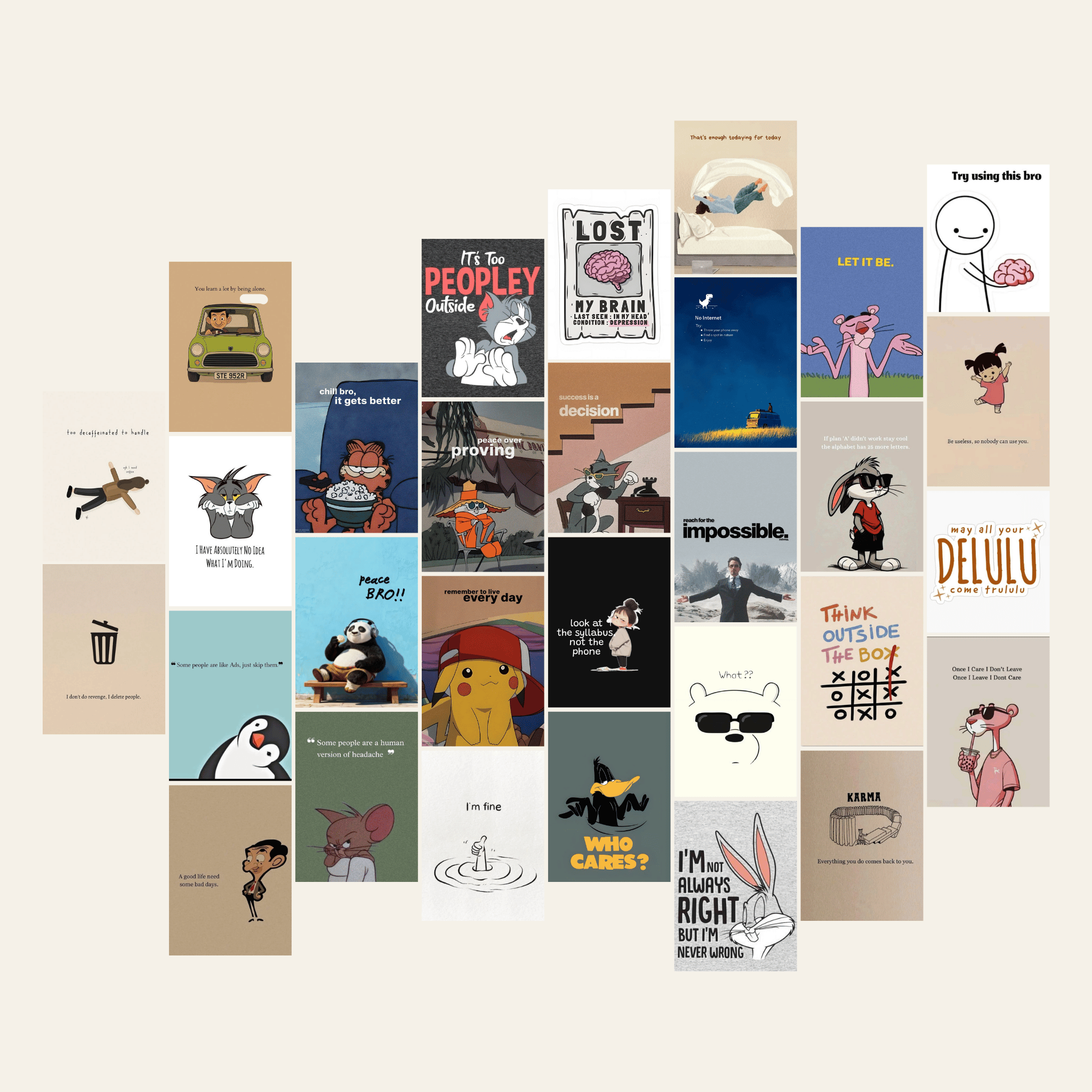 Delulu – Premium Posters ( A5 | 260G )