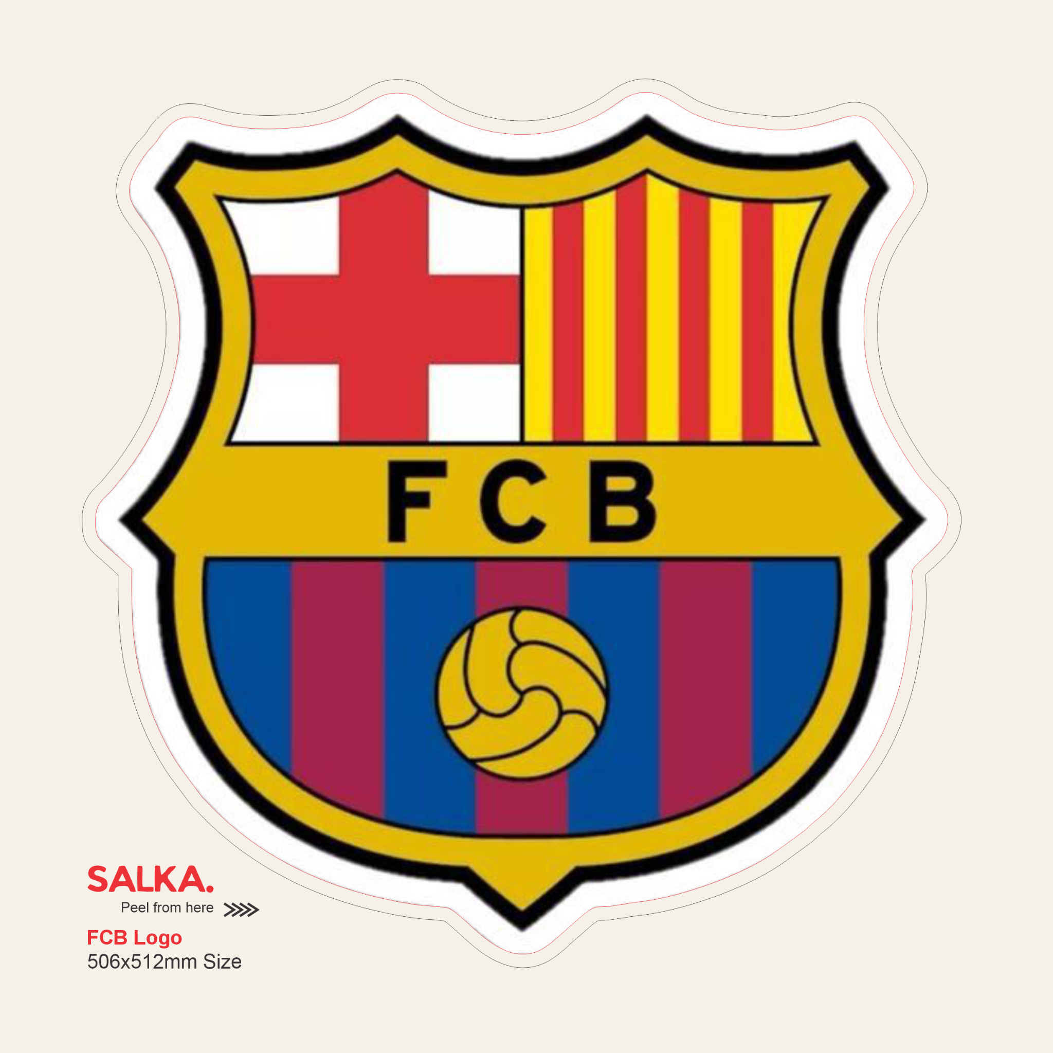 FC Barcelona | Premium Vinyl Wall Decal
