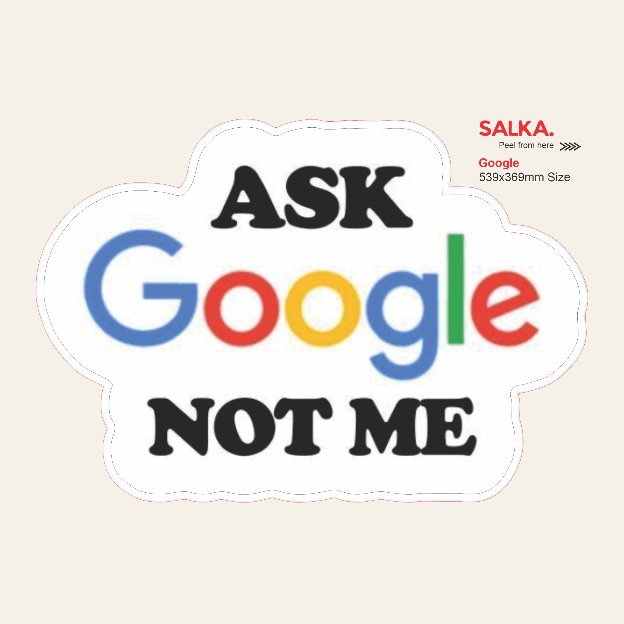 Google | Premium Vinyl Wall Decal