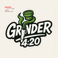 Grinder | Premium Vinyl Wall Decal