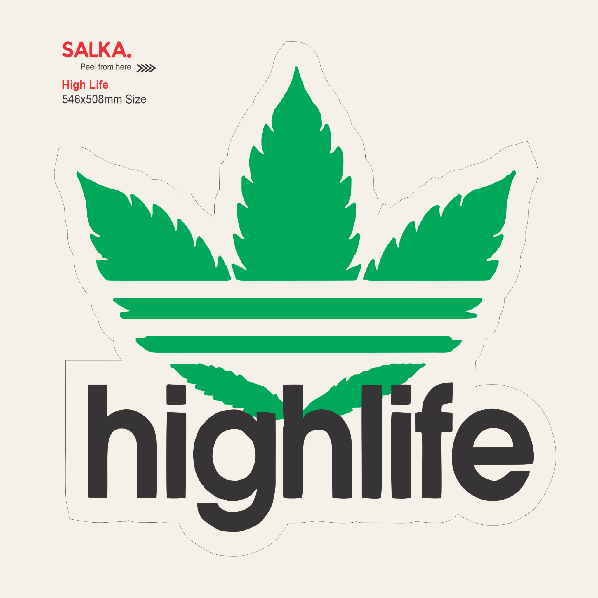 High Life | Premium Vinyl Wall Decal