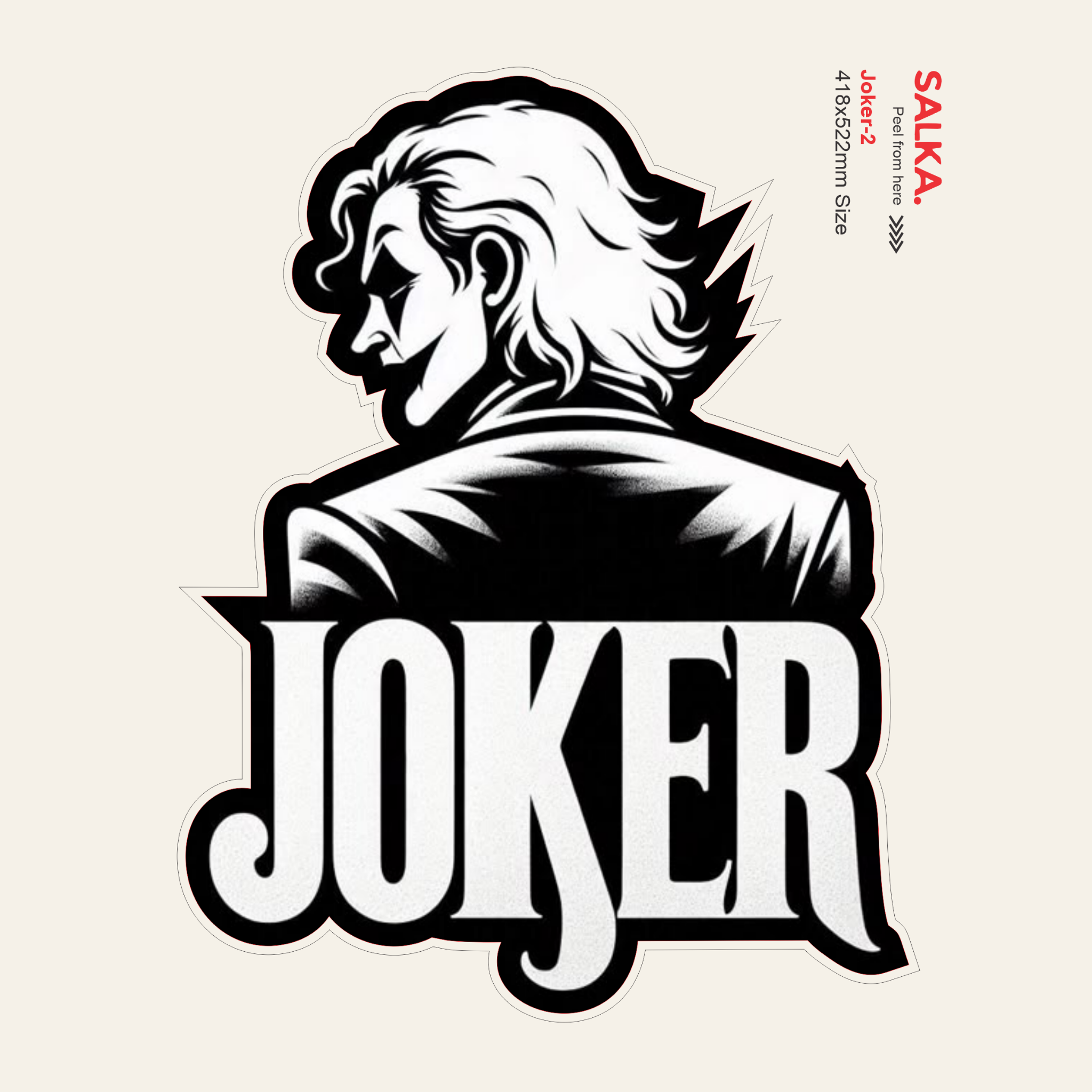Joker-2 | Premium Vinyl Wall Decal