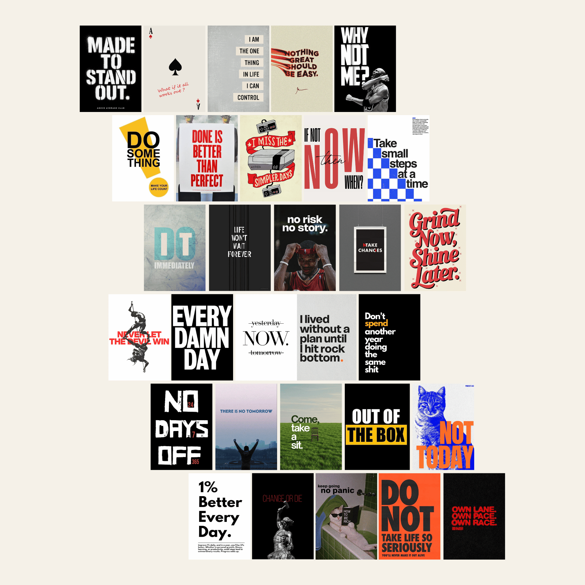 Mighty – Premium Posters ( A5 | 260G )