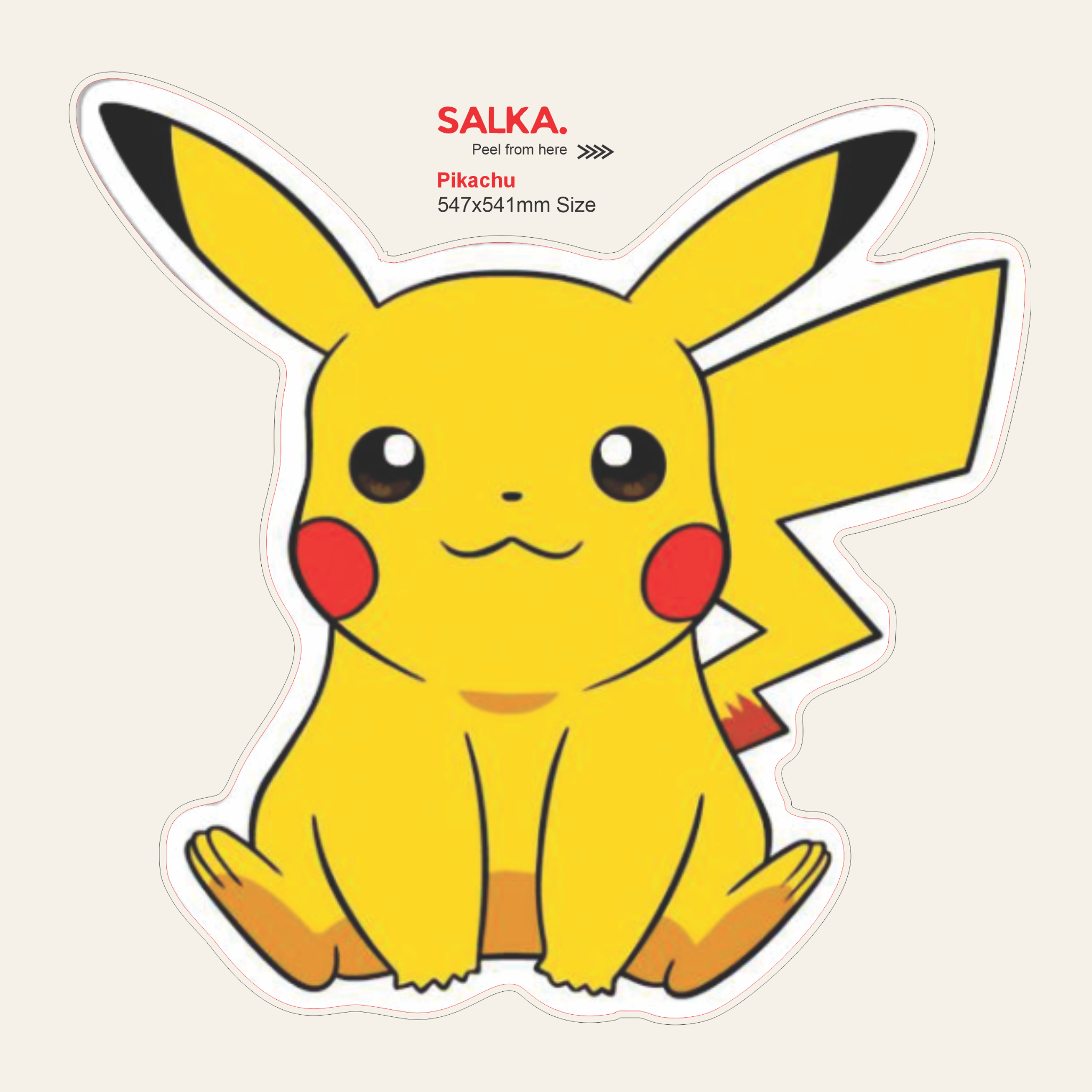 Pikachu | Premium Vinyl Wall Decal