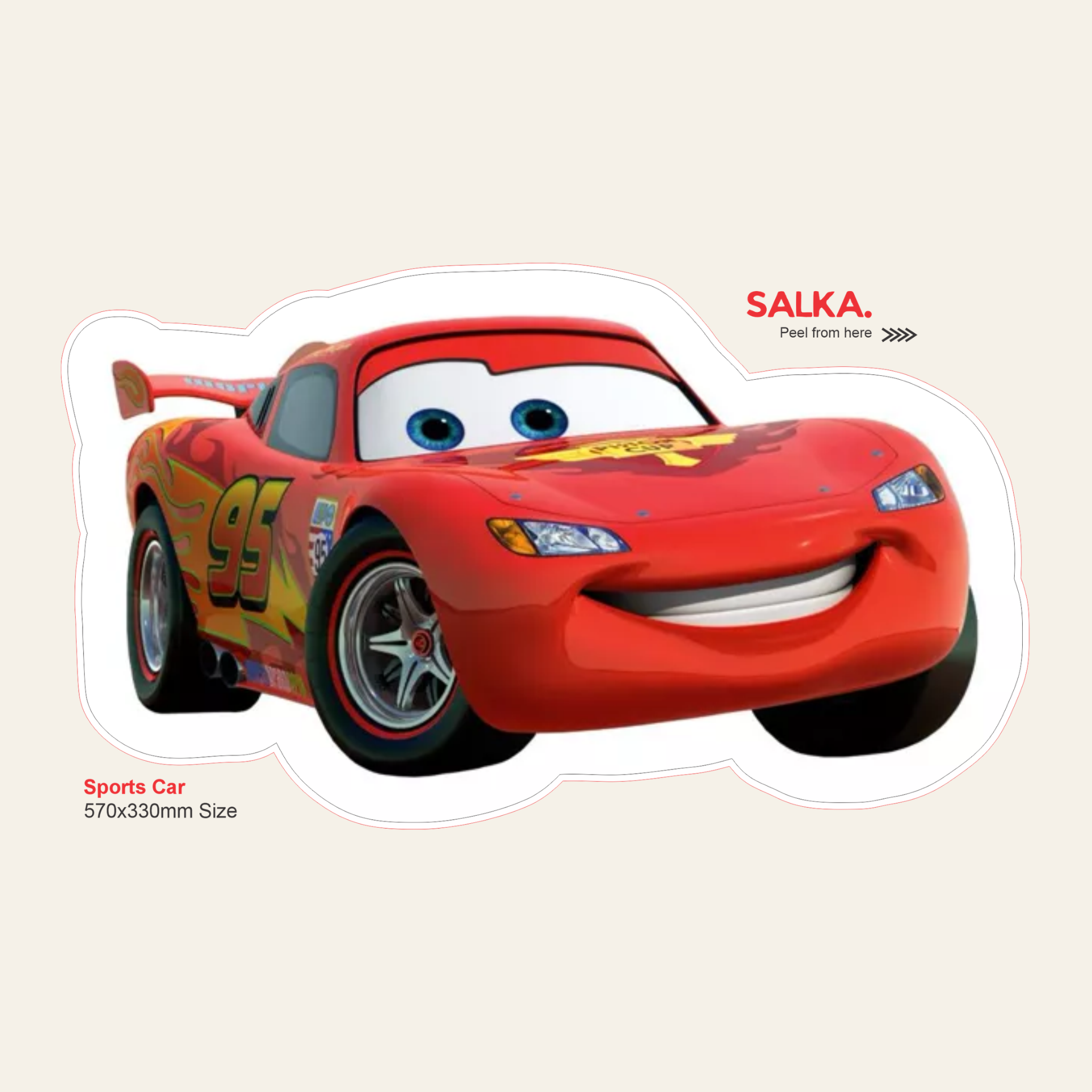 Sports Car | Premium Vinyl Wall Decal
