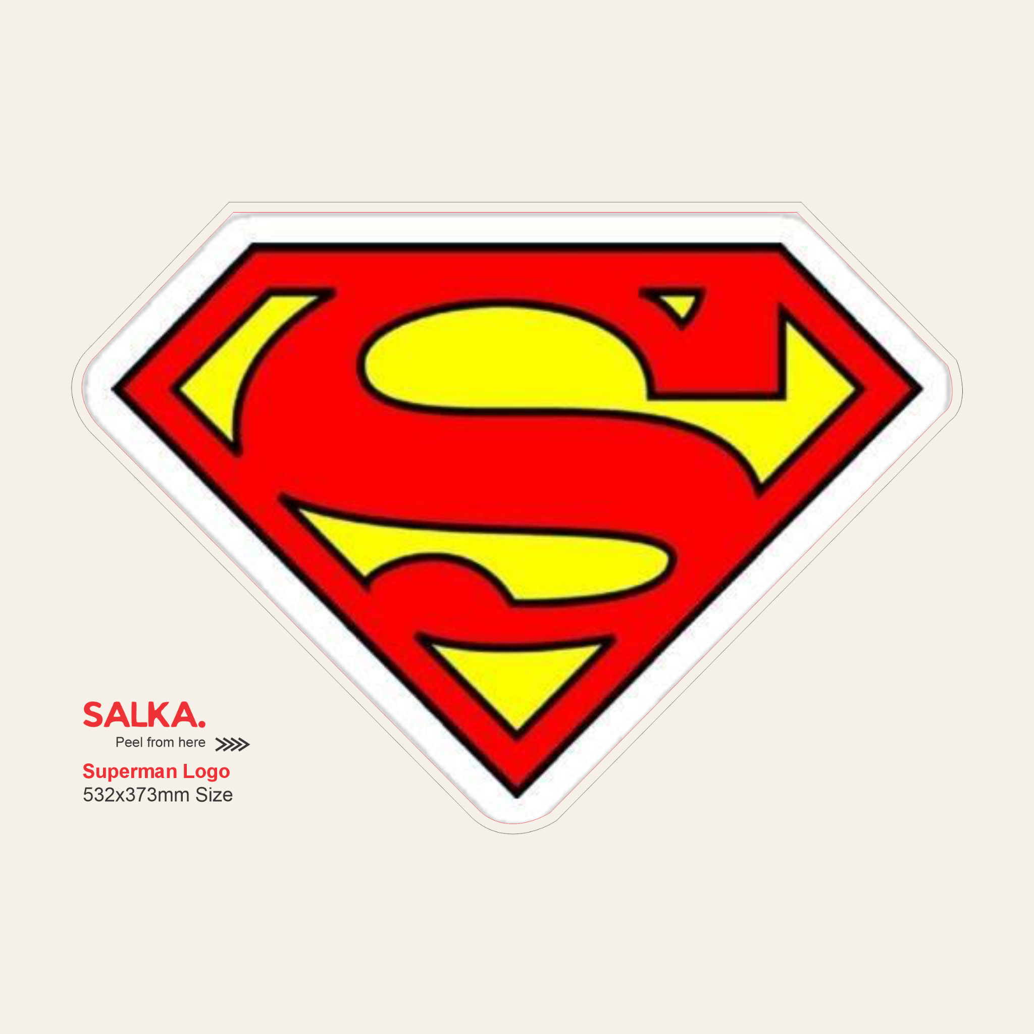 Superman Logo | Premium Vinyl Wall Decal