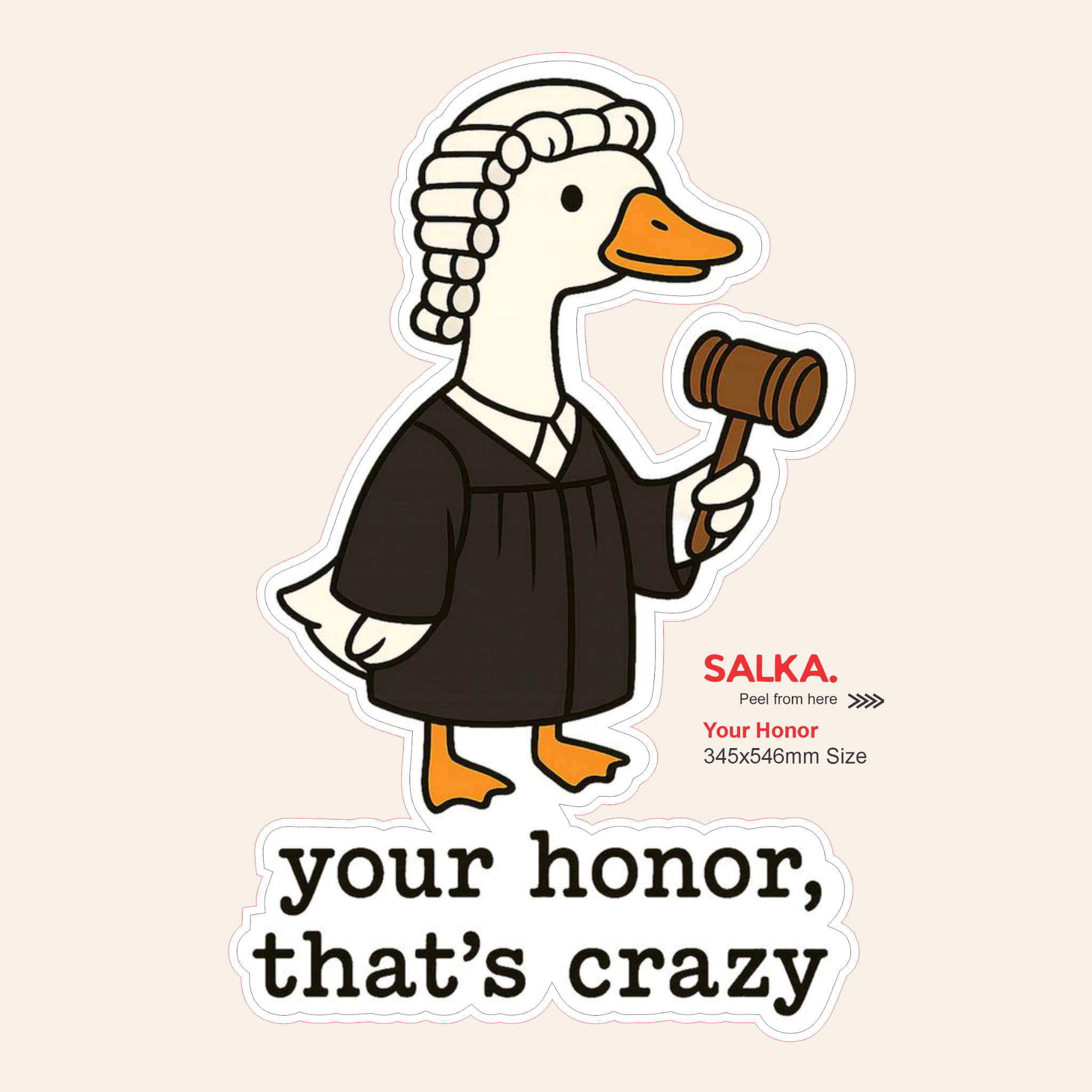 Your Honor | Premium Vinyl Wall Decal